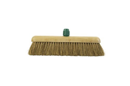 Zaalbezem kokos 60cm gelakt