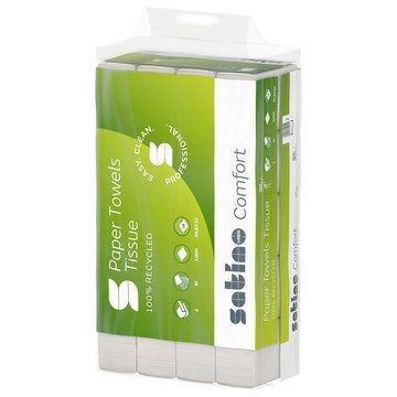 Satino HiCycle handdoekpapier interfold 20,6x32cm W-vouw