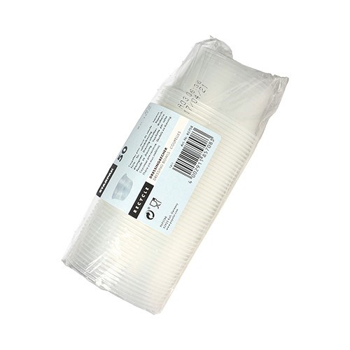 Dressingschaaltjes, PP rond 80ml Ø 7,1 cm  3,5 cm tr 20x50st
