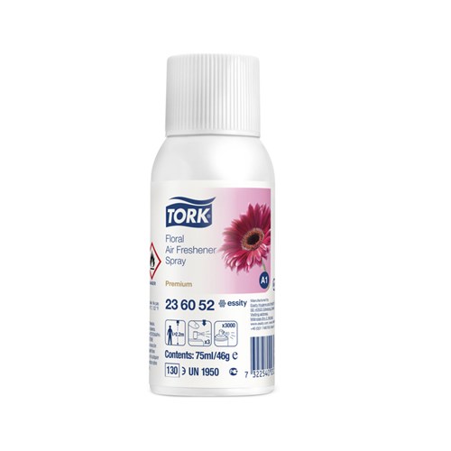 Tork Luchtverfrisser Spray met Bloemengeur, aerosol