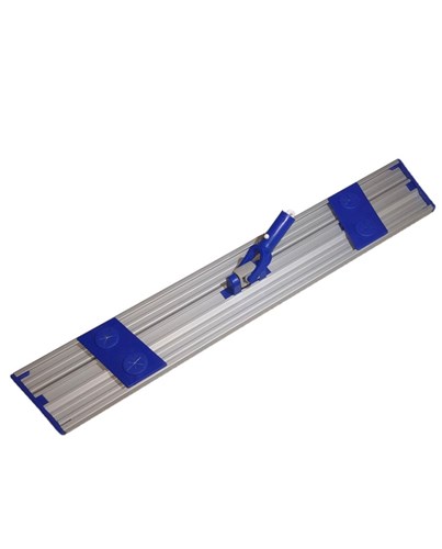 Vlakmop- en stofwisdoekhouder van aluminium, 60cm
