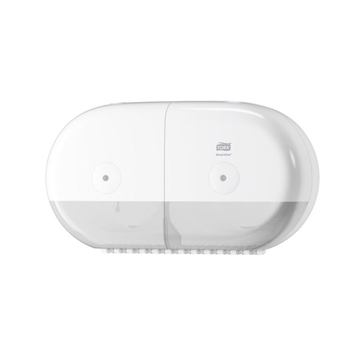 Tork SmartOne Mini Twin Toiletpapier Dispenser wit T9