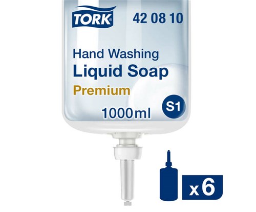 Tork Reinigende Vloeibare Zeep, transparant, ongeparfumeerd