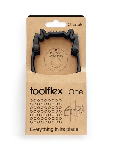 Toolflex One 2 zwarte houders incl. adapter