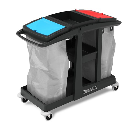 Werkwagen ReFlo ECO-Matic EM4 met 2 x 10L emmers