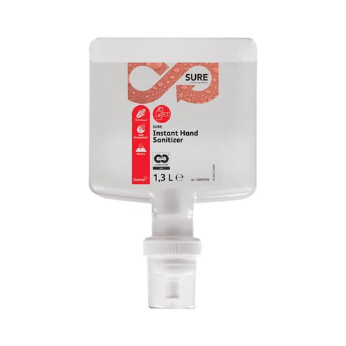 SURE Instant Hand Sanitizer 4 x 1.3 liter