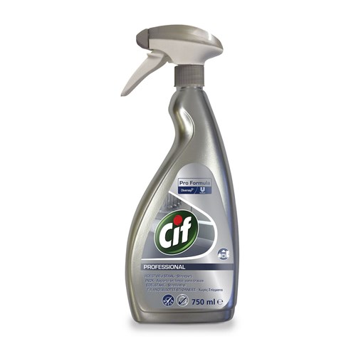 Cif Pro Formula Roestvrij Staal 6x0.75L - Reiniger voor roes