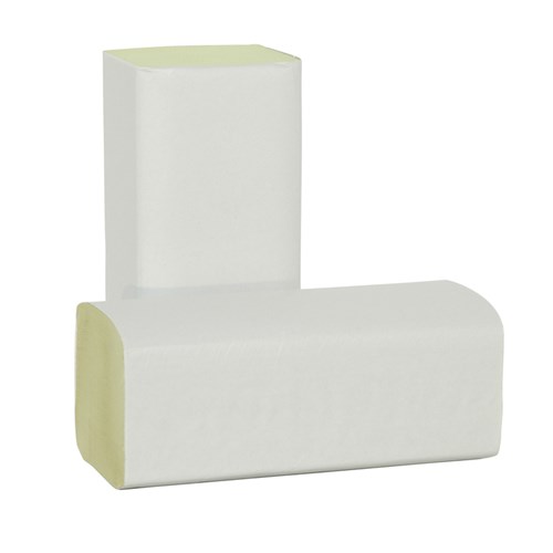 Z-vouw Handdoekpapier groen 2-laags 23x25 cm