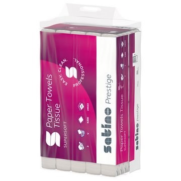 Satino HiLine Handdoekenpapier Formaat Tissue, V-Vouw 24x23