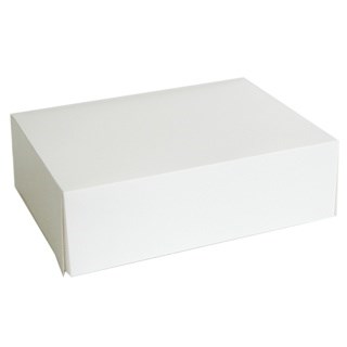 Gebaksdozen klein, karton 21 x 14 x 8 cm wit (4x50 )