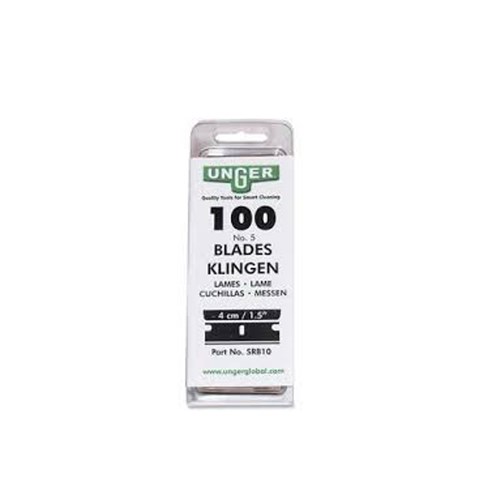 Unger Carbonstaal glasschrapermessen 4 cm (100 stuks)