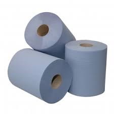Tulp Midirol poetspapier- 2 laags Blauw rec (6 rol)