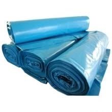 LDPE afvalzak kliko 65+(2x25x)x140 blauw (100 stuks)