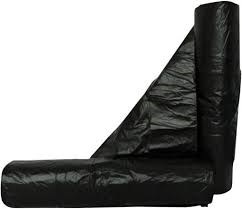 HDPE afvalzak 50x55 T15 zwart (20 rol x 50 stuks)