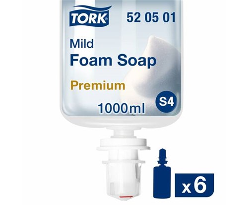 Tork Milde Schuimzeep, transparant, geparfumeerd