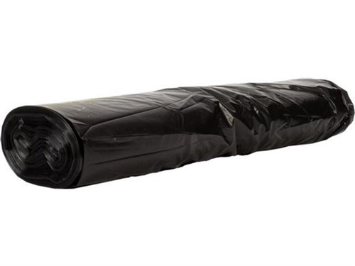 LDPE afvalzak 45x50 T25 zwart (40 rol x 25 stuks)