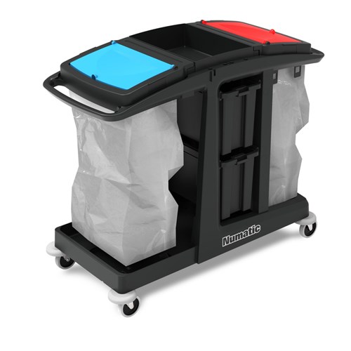 Werkwagen ReFlo ECO-Matic EM6 met 2 x 10L emmers