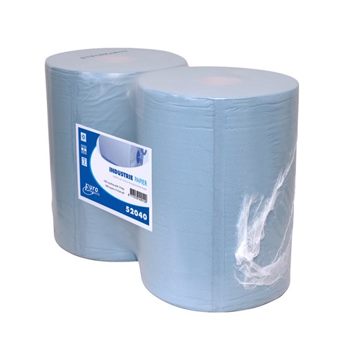 Tulp Industriepapier 2-laags blauw recycled
