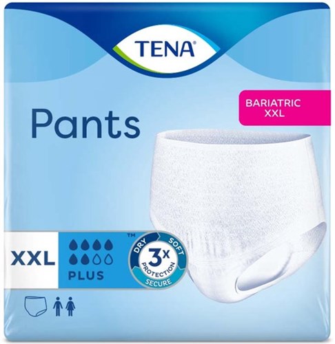 TENA Pants Plus XXL (Bariatric) (1 x 12 stuks)