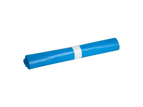 HDPE afvalzak 58x100 T23 Blauw (1 rol)