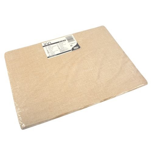 Placemats, papier 30 cm x 40 cm zand 