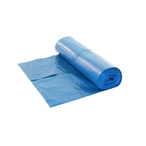 LDPE afvalzak 70x110 T100 blauw LDPE (10 rol x 10 stuks)